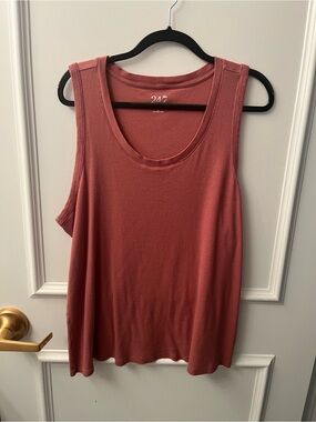 Maurices Women's Sleeveless Tank Top in Rust